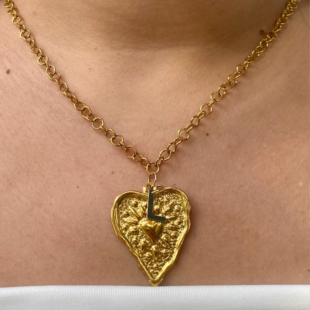 Gold Color Stainless Steel Necklace 